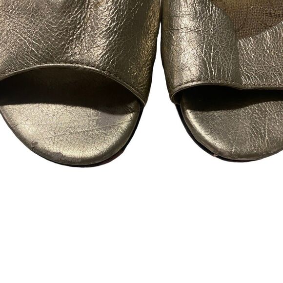 Kenzie Silver Flats- size 9 - Picture 2 of 4